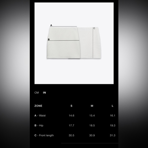 ZARA SEQUIN MIDI SKIRT - Picture 9 of 9